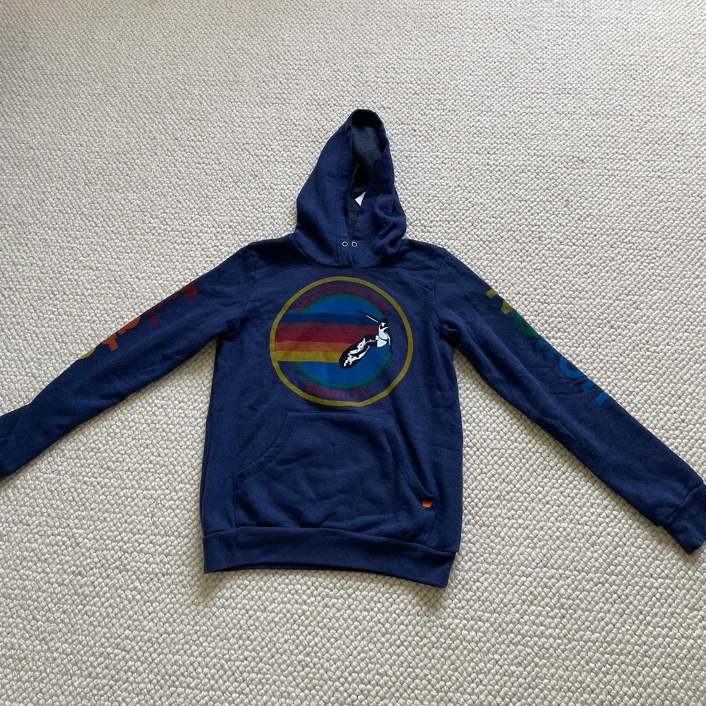 Selling really cute aviator nation kids hoodie in size 14 kids. New with tags!
